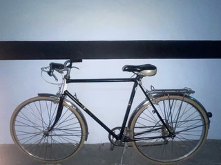 Bicicleta Clásica Negra Caballero