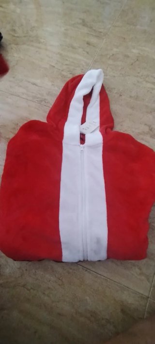 Pijama Mono Papá Noel Rojo y Blanco