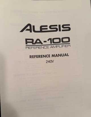 Amplificatore Alesis RA-100 100W