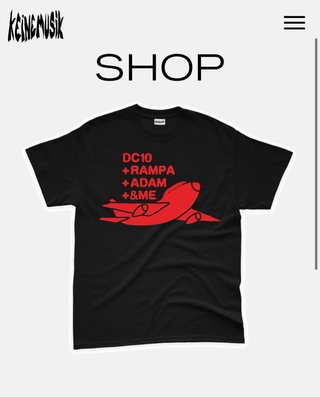 Camiseta Keinemusik DC10 Negra