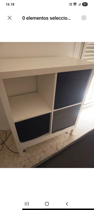 Mueble de almacenaje blanco Ikea 70x70