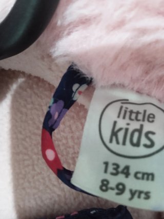 Chaquetón niña 8-9 años floral con capucha