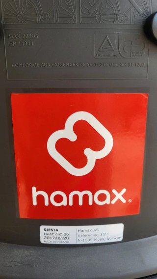 Silla bici infantil Hamax Siesta