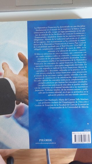 Introducción a las matemáticas financieras