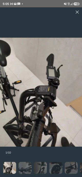 Bicicleta eléctrica plegable