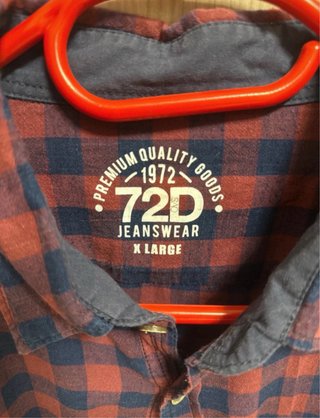 Camicia a quadri uomo taglia XL