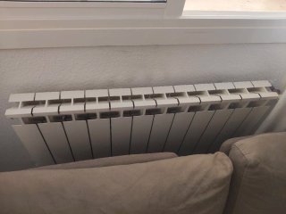 Radiadores de aluminio blancos