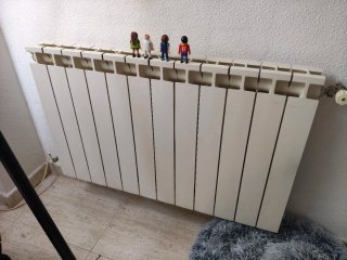 Radiadores de aluminio blancos