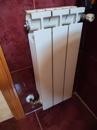 Radiadores de aluminio blancos