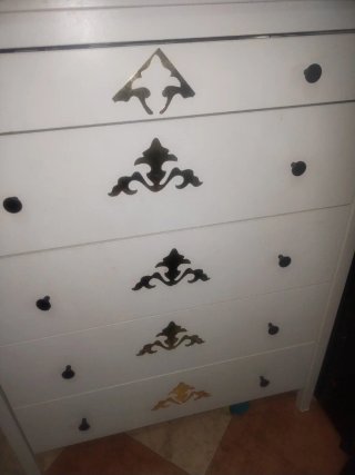 Cómoda 5 cajones Ikea blanca