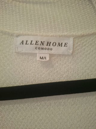 Chaqueta larga blanca
