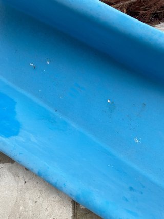 Tobogán Piscina Azul