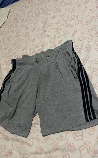 Adidas Pantalones Cortos Chándal Hombre Gris