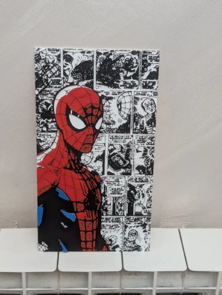 Cuadro Spider-Man estilo cómic