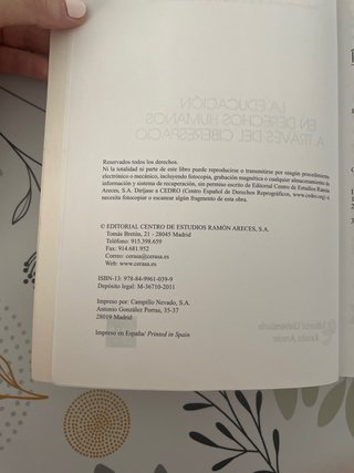 La educación en derechos humanos a través del c...
