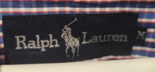 Camicia Ralph Lauren a quadri blu e bianchi