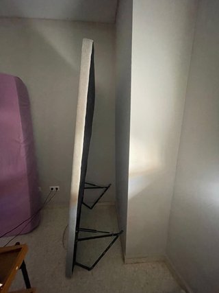 Cama con canapé de madera
