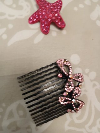 Set de accesorios para el pelo con pedrería