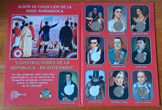 Álbum Monedas Perú Riqueza Orgullo 2021