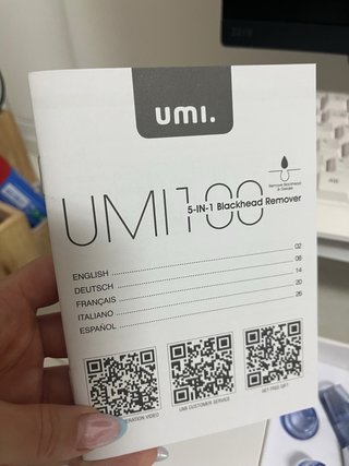 Umi. Succionador de poros con accesorios