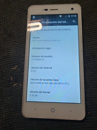 ZTE Blade L3 Blanco