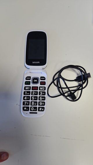 Teléfono Móvil WUUM Flip Blanco