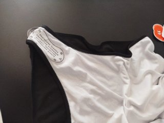 Bañador mujer talla 4XL negro y blanco