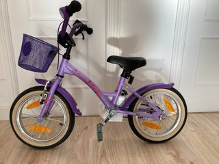 Bicicleta infantil con cesta 12 pulgadas