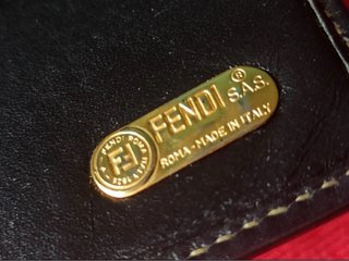 Portafoglio Fendi Vintage Numerato Beige/Nero