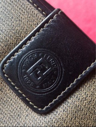 Portafoglio Fendi Vintage Numerato Beige/Nero