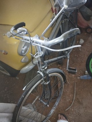 Bicicleta antigua varillas vintage