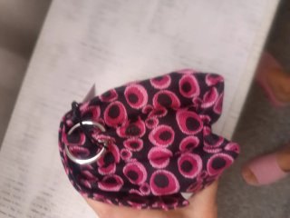 Bolso Desigual Círculos Rosa y Negro