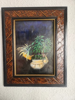 Cuadro de plantas en maceta