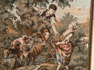 Lote 2 Tapices Antiguos Elegantes