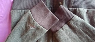 Chaqueta paño gris Nike