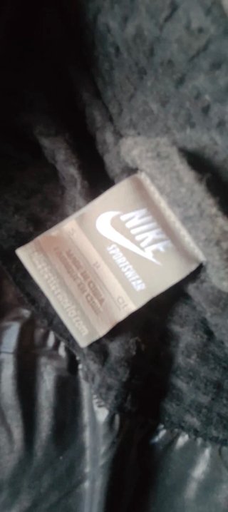 Chaqueta paño gris Nike