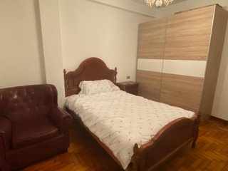 Cama 135x190cm Madera y Tela