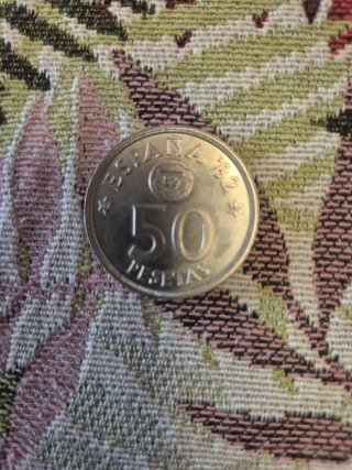 4 Monedas 50 Pesetas España 1982