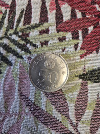 4 Monedas 50 Pesetas España 1982