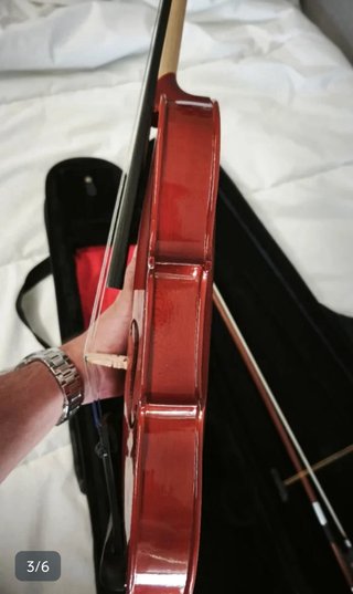 Violín de estudio 4/4 con arco y funda
