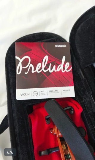 Violín de estudio 4/4 con arco y funda