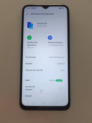 OPPO A17 64GB 4GB RAM+caricatore