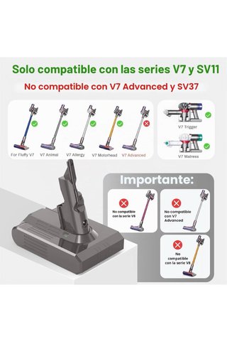 Batería Dyson V7