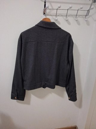 Chaqueta Zara Gris Talla XL