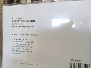 CD Robert Schumann Piano Works - Nino Gvetadze