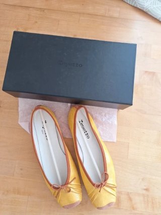 Repetto Bailarinas Bolshoi Amarillas Hechas a Mano