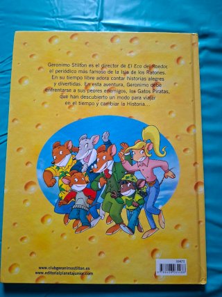 El descubrimiento de Améric Cómic Geronimo Stilton