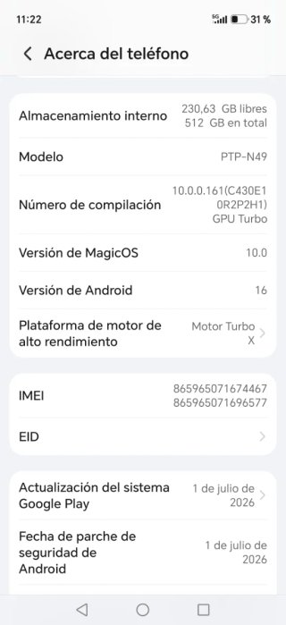 Honor Magic 7 Pro Blanco