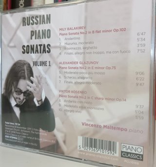 CD Russian Piano Sonatas