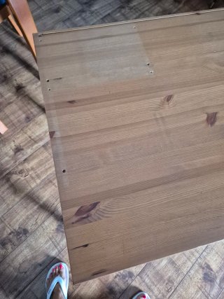 Mesa de despacho de madera